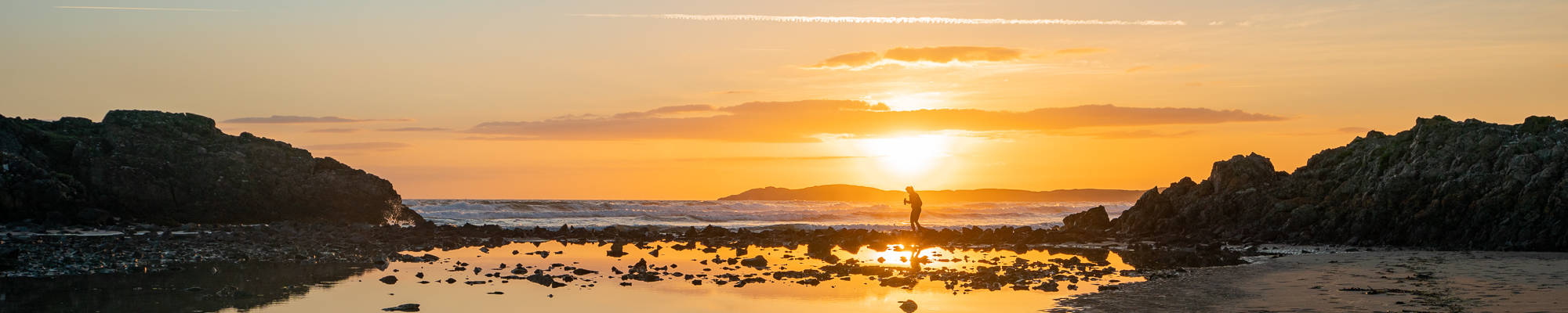 A gorgeous sunset on Anglesey, I can't wait to get back!